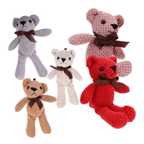 Milisten 5 Stück Plüschspielzeugpuppe süßer Kleiner Bär kleine Stofftierbären Stofftier Bär tragen Minibären süßer Bär Plüschbärenspielzeug Entzückender Plüschbär Plüschtier Milisten 5 Stück Plüschspielzeugpuppe süßer Kleiner Bär kleine Stofftierbären Stofftier Bär tragen Minibären süßer Bär Plüschbärenspielzeug Entzückender Plüschbär Plüschtier von Milisten