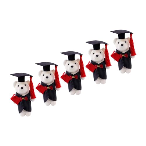 Milisten 5 Stück Puppe Abschlussfeier Funktion Stofftier Abschluss Mini Stoffbären Abschluss Minibär Bulk Abschluss Blumenstrauß Bär DIY Stoffbären Absolvent Bär Schaumstoff Milisten 5 Stück Puppe Abschlussfeier Funktion Stofftier Abschluss Mini Stoffbären Abschluss Minibär Bulk Abschluss Blumenstrauß Bär DIY Stoffbären Absolvent Bär Schaumstoff von Milisten