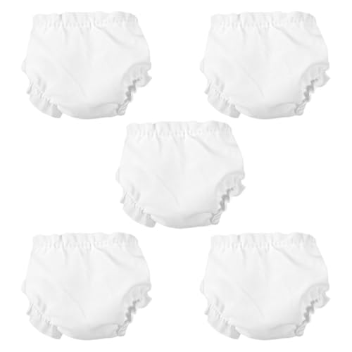 Milisten 5 Stück Puppenkleidung für Mini- Miniatur- für kinderspielzeug Puppenhose Mini-Puppenhöschen kostüm Stoff Weiß Milisten 5 Stück Puppenkleidung für Mini- Miniatur- für kinderspielzeug Puppenhose Mini-Puppenhöschen kostüm Stoff Weiß von Milisten