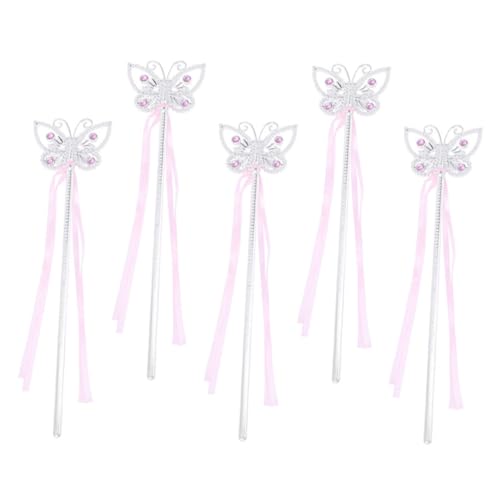 Milisten 5 Stück Schmetterlings für Pinke Feenstäbe mit Glitzerndem Schmetterlingsdesign Leichte Partyrequisiten für Geburtstagsfeiern Tanz und Fotografie Hautfreundlich Milisten 5 Stück Schmetterlings für Pinke Feenstäbe mit Glitzerndem Schmetterlingsdesign Leichte Partyrequisiten für Geburtstagsfeiern Tanz und Fotografie Hautfreundlich von Milisten