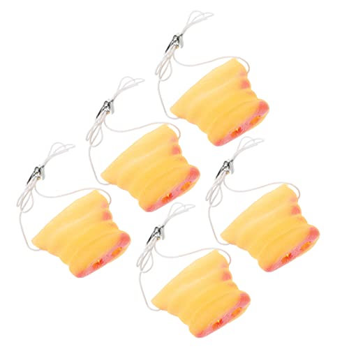 Milisten 5 Stück Schweinenasen -Requisiten Halloween-Nase Dekorationen realistisch Schnauze Halloween-Karnevalskostümzubehör Cosplay-Tier-Requisite Cosplay-Tiernase Vinyl von Milisten