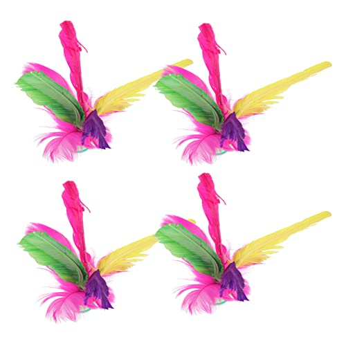 Milisten 5 Stück Shuttlecock - Badminton Shuttlecock Federhähne Traditioneller Shuttlecock Federball-Kick- Unterhaltung Freizeitspielzeug Gänsefedern Milisten 5 Stück Shuttlecock - Badminton Shuttlecock Federhähne Traditioneller Shuttlecock Federball-Kick- Unterhaltung Freizeitspielzeug Gänsefedern von Milisten