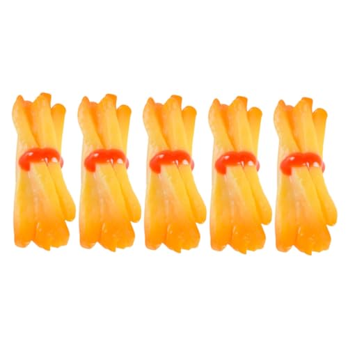 Milisten 5 Stück Simulationsmodell Für Pommes Frites Lebensecht Gefälschte Pommes Frites Lebensmittelspielzeugsimulation Gefälschte Lebensmittel Pommes-Modell Probieren PVC Milisten 5 Stück Simulationsmodell Für Pommes Frites Lebensecht Gefälschte Pommes Frites Lebensmittelspielzeugsimulation Gefälschte Lebensmittel Pommes-Modell Probieren PVC von Milisten
