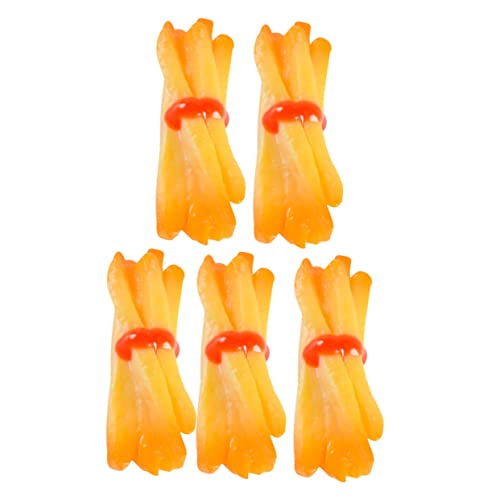Milisten 5 Stück Simulationsmodell für Pommes Frites Pommes-Modell Pommes künstlich lebensecht gefälschte Pommes Frites Pommes-Frites- realistische Lebensmittelrequisiten PVC Milisten 5 Stück Simulationsmodell für Pommes Frites Pommes-Modell Pommes künstlich lebensecht gefälschte Pommes Frites Pommes-Frites- realistische Lebensmittelrequisiten PVC von Milisten