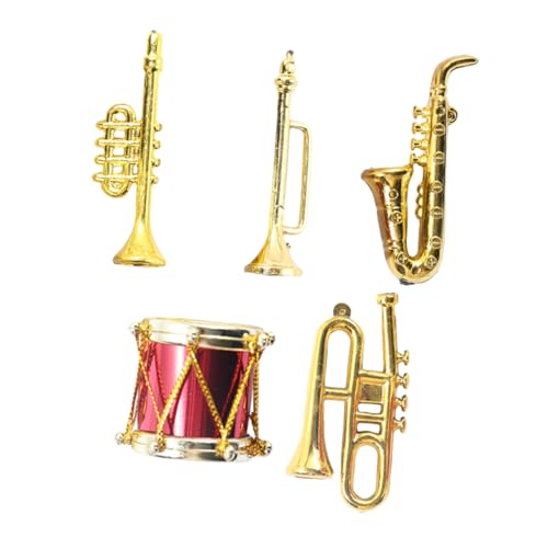 Milisten 5 Stück Simulationsspielzeug Aus Kunststoff Lustiges Instrumentenmodell Mini-hausdekorationen Für Modellspielzeug Für Musikinstrumente Winzige Dinge Plastik Golden Milisten 5 Stück Simulationsspielzeug Aus Kunststoff Lustiges Instrumentenmodell Mini-hausdekorationen Für Modellspielzeug Für Musikinstrumente Winzige Dinge Plastik Golden von Milisten