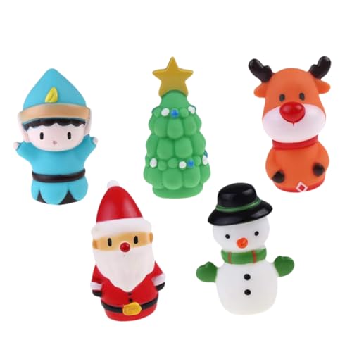 Milisten 5 Stück Teiliges Fingerpuppen aus Vinyl mit Tiermotiven und Weihnachtsdesign Fördert Fantasie Motorische Fähigkeiten und Eltern Junge Mädchen Bindung Lernspielzeug für Kleinkinder Milisten 5 Stück Teiliges Fingerpuppen aus Vinyl mit Tiermotiven und Weihnachtsdesign Fördert Fantasie Motorische Fähigkeiten und Eltern Junge Mädchen Bindung Lernspielzeug für Kleinkinder von Milisten