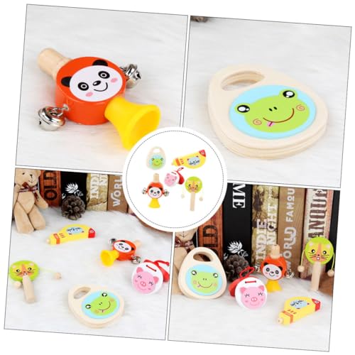 Milisten 5 Stück Teiliges Holz Musikinstrumente Cartoon Design Lustige Schlaginstrumente Hörfähigkeit und Sensorischen Entwicklung Leicht Kompakt Sicher für Kleinkinder und Vorschulkinder Milisten 5 Stück Teiliges Holz Musikinstrumente Cartoon Design Lustige Schlaginstrumente Hörfähigkeit und Sensorischen Entwicklung Leicht Kompakt Sicher für Kleinkinder und Vorschulkinder von Milisten