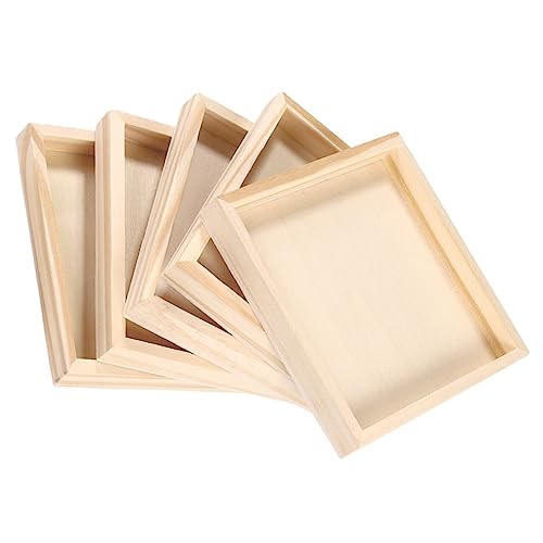 Milisten 5 Stück Teiliges Holz Puzzle Tray für Aufbewahrung Leicht Vielseitig und Stabil für Bessere Organisation von Bauklötzen und Puzzles Milisten 5 Stück Teiliges Holz Puzzle Tray für Aufbewahrung Leicht Vielseitig und Stabil für Bessere Organisation von Bauklötzen und Puzzles von Milisten