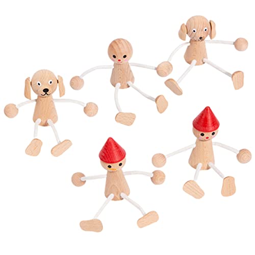 Milisten 5 Stück Teiliges Holz Tierfiguren Holzpuppen DIY Bastelset Dekoratives Holzspielzeug für Mikro Garten Deko Zubehör Einfaches Design Niedliche Holztiere Milisten 5 Stück Teiliges Holz Tierfiguren Holzpuppen DIY Bastelset Dekoratives Holzspielzeug für Mikro Garten Deko Zubehör Einfaches Design Niedliche Holztiere von Milisten