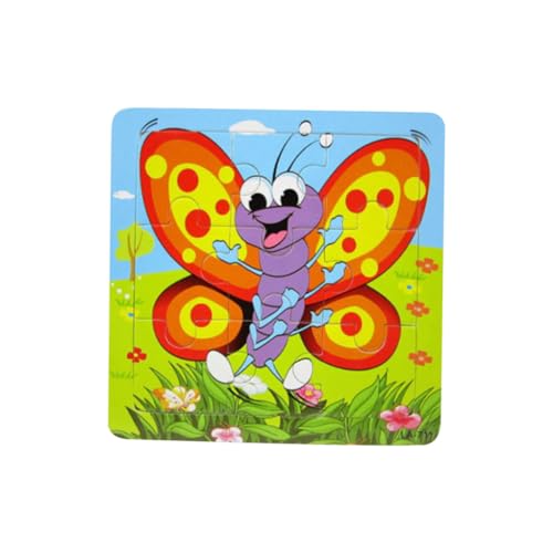 Milisten 5 Stück Teiliges Holzpuzzle für Tiermotiven Elefant Tiger Panda AFFE Schmetterling Pädagogisches Lernspielzeug Kreativität und Feinmotorik Langlebig und Sicher für Kleinkinder Milisten 5 Stück Teiliges Holzpuzzle für Tiermotiven Elefant Tiger Panda AFFE Schmetterling Pädagogisches Lernspielzeug Kreativität und Feinmotorik Langlebig und Sicher für Kleinkinder von Milisten