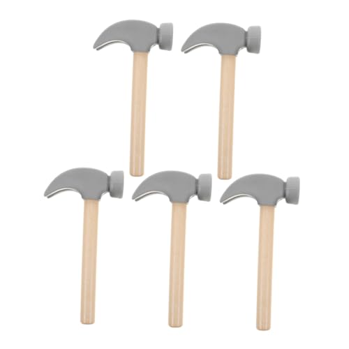 Milisten 5 Stück Teiliges Holzspielzeug Hammer für Leichte Sichere Klopfwerkzeuge Langlebige Hölzerne Mallets Pädagogisches Klopfspielzeug für Kleinkinder für Geburtstagsfeiern und von Milisten