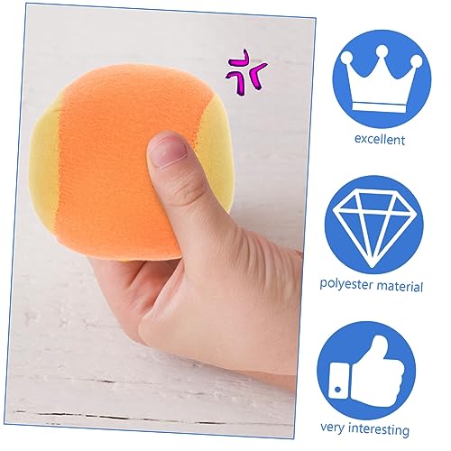 Milisten 5 Stück Teiliges Kleines Sticky Balls Wurfspiel Zubehör Leichte Strapazierfähige Polyesterbälle für Indoor und Outdoor Partys Familien und Kinderspaß Zufällige Zufällige Farbe von Milisten