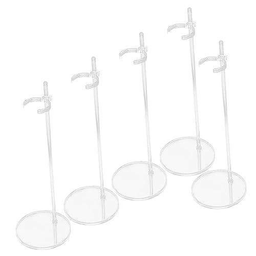 Milisten 5 Stück Teiliges Puppenständer Transparenter Halter für Actionfiguren Stabiler Stützrahmen für Puppenausstellungen und zu Besonderen Anlässen von Milisten
