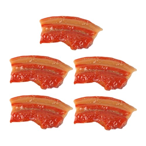 Milisten 5 Stück Teiliges Realistisch Aussehendes Fake Meat Deko Modell für Restaurant und Fotografie Künstliches Fleisch für Tischdeko Langlebig und Farbecht für Küchen und Lehrzwecke Milisten 5 Stück Teiliges Realistisch Aussehendes Fake Meat Deko Modell für Restaurant und Fotografie Künstliches Fleisch für Tischdeko Langlebig und Farbecht für Küchen und Lehrzwecke von Milisten