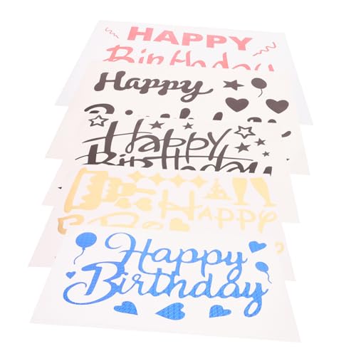 Milisten 5 Stück Teiliges Set Bunte Geburtstagsaufkleber für Luftballon Dekoration Transparente Party Dekosticker Selbstklebend Einfache Anwendung Geburtstagsfeier Deko Milisten 5 Stück Teiliges Set Bunte Geburtstagsaufkleber für Luftballon Dekoration Transparente Party Dekosticker Selbstklebend Einfache Anwendung Geburtstagsfeier Deko von Milisten