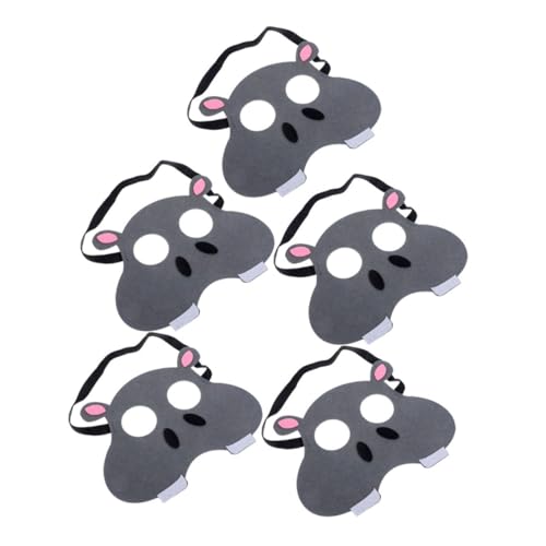 Milisten 5 Stück Teiliges Tiermasken aus Vliesstoff Lustige und Halloween Masken für Kindergartenaufführungen und Themenpartys Milisten 5 Stück Teiliges Tiermasken aus Vliesstoff Lustige und Halloween Masken für Kindergartenaufführungen und Themenpartys von Milisten