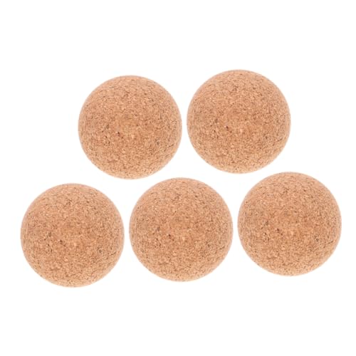 Milisten 5 Stück Tischfußball Bälle aus Holz Korkbälle für Kickertisch Hochwertige Tischfußball Zubehörteile für Zuhause Bar und Shopping Mall Stabile Konstruktion und Elegantes Design von Milisten