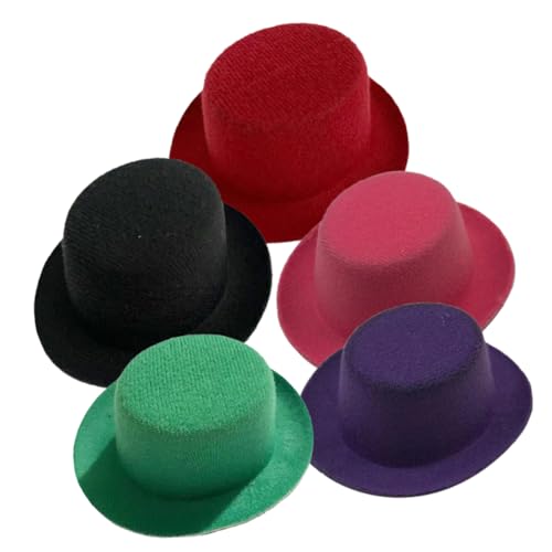 Milisten 5 Stück Top -Hutzubehör klein winzig Mini- Puppenzubehör Hut Halloween Puppenkleidung DIY Puppenhüte Dekorative Puppenhüte Hamster-Feiertagsmützen Miniaturhüte basteln Eva Milisten 5 Stück Top -Hutzubehör klein winzig Mini- Puppenzubehör Hut Halloween Puppenkleidung DIY Puppenhüte Dekorative Puppenhüte Hamster-Feiertagsmützen Miniaturhüte basteln Eva von Milisten
