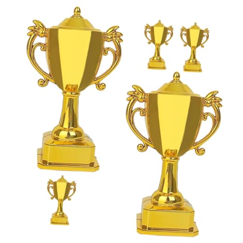 Milisten 5 Stück Trophäenmodell Mini winzig für Zubehör Trophäenverzierung Puppenhaus-Ornamente Kleiner Pokal kleine Trophäe Wettkampf-Trophäe Preisträger Trophäenspielzeug Plastik Golden Milisten 5 Stück Trophäenmodell Mini winzig für Zubehör Trophäenverzierung Puppenhaus-Ornamente Kleiner Pokal kleine Trophäe Wettkampf-Trophäe Preisträger Trophäenspielzeug Plastik Golden von Milisten