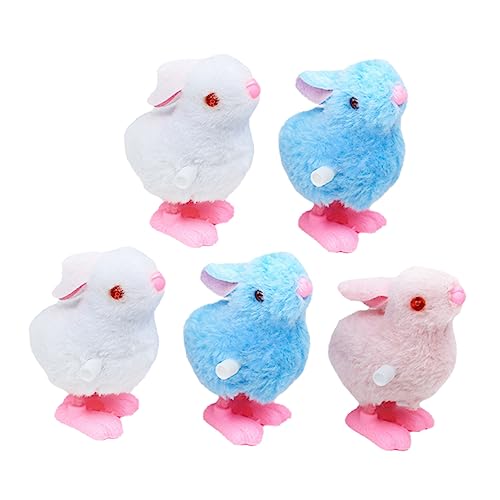 Milisten 5 Stück Uhrwerk Kleines Kaninchen Cartoon Hase Cartoon Pädagogisches Aufziehspielzeug Partygeschenke Uhrwerk Kleinkind Plüsch Milisten 5 Stück Uhrwerk Kleines Kaninchen Cartoon Hase Cartoon Pädagogisches Aufziehspielzeug Partygeschenke Uhrwerk Kleinkind Plüsch von Milisten