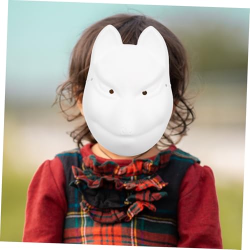 Milisten 5 Stück Weiße Fuchs Papiermasken zum Bemalen DIY Unbemalt Sicher für Halloween Karneval Kostüm Geburtstag Maskerade Kreative Bastelmasken Milisten 5 Stück Weiße Fuchs Papiermasken zum Bemalen DIY Unbemalt Sicher für Halloween Karneval Kostüm Geburtstag Maskerade Kreative Bastelmasken von Milisten