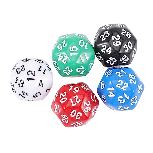 Milisten 5 Stück Zahlenwürfel große Würfel Würfelspiel Brettspiel -Requisiten Trinkspiele mehrseitige Würfel Standard-Spielwürfel Acryl Milisten 5 Stück Zahlenwürfel große Würfel Würfelspiel Brettspiel -Requisiten Trinkspiele mehrseitige Würfel Standard-Spielwürfel Acryl von Milisten