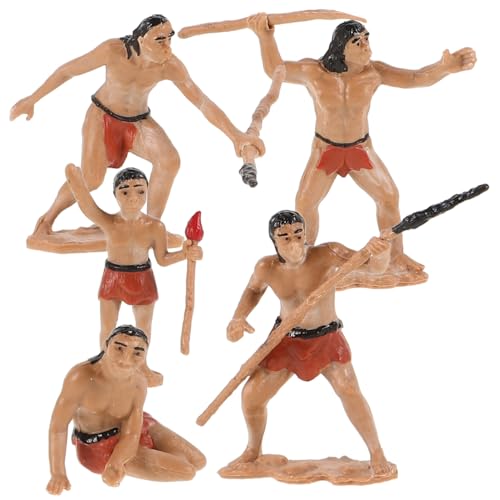 Milisten 5 Stücke Modell Bonsai Primitive Menschen Decor Männer Szenen Guy Camping Camping Figuren Figur Harz Milisten 5 Stücke Modell Bonsai Primitive Menschen Decor Männer Szenen Guy Camping Camping Figuren Figur Harz von Milisten