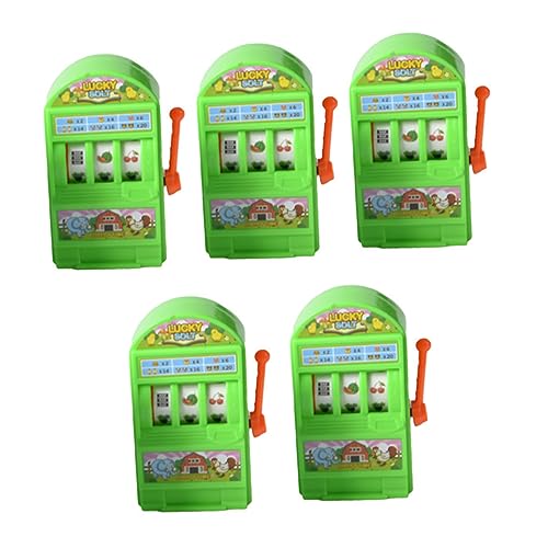 Milisten 5 Teiliges Lotterieautomaten Für Interaktives Interaktives Handautomaten Kinderspielzeug Gewinnpreis Bingo Lotterieautomat Kunststoff von Milisten