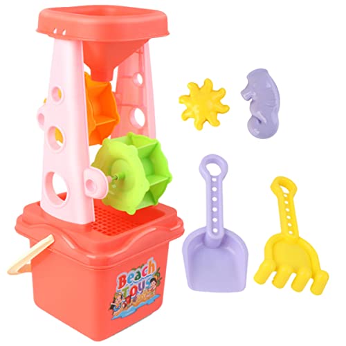 Milisten 5 Teiliges Strandspielzeug Set Outdoor Für Kleinkinder Outdoor Kinderspielzeug Strandspielzeug Strandschaufel Strandsandspielzeug Strandeimer Sandwagen Sandrechen von Milisten