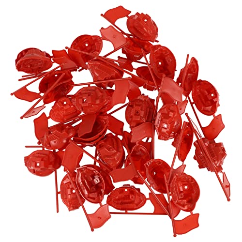 Milisten 50 Sätze Teiliges Rote Flagge Modell für Miniatur Szenen Kunststoff Deko für Diorama Garten und DIY Puppenhaus Interessantes für Sicher und Elegant Milisten 50 Sätze Teiliges Rote Flagge Modell für Miniatur Szenen Kunststoff Deko für Diorama Garten und DIY Puppenhaus Interessantes für Sicher und Elegant von Milisten