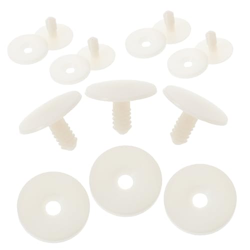Milisten 50 Stück DIY Puppengelenke Rotierbare Kunststoffgelenke für Puppenbau Praktische Accessoires für Kreative Bastelprojekte für Eltern Interaktion und Spielspaß von Milisten