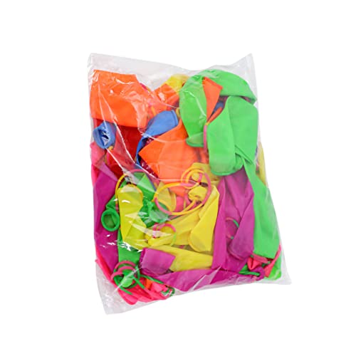 Milisten 50 Stück Elastischer Schlagkugel Stanzballon aus Luftballons Latexballon klopfen Luftballons mit der Hand Latexballons Emulsion Zufällige Farbe von Milisten