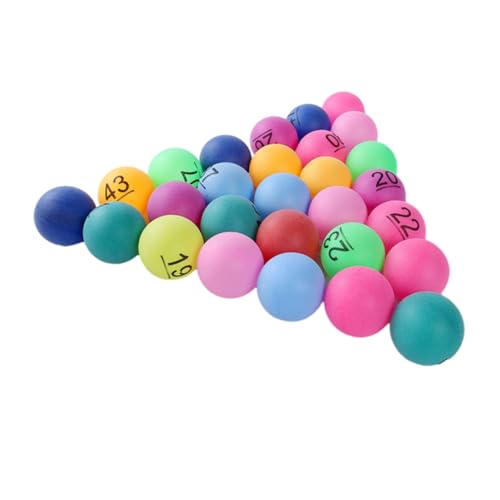 Milisten 50 Stück Farbe Zahlenball Kugelstützen aus Kunststoff Bälle für die Heimparty Lottokugeln mit runden Zahlen Anzahl Lottokugeln Lotteriekugeln aus Kunststoff pp Milisten 50 Stück Farbe Zahlenball Kugelstützen aus Kunststoff Bälle für die Heimparty Lottokugeln mit runden Zahlen Anzahl Lottokugeln Lotteriekugeln aus Kunststoff pp von Milisten