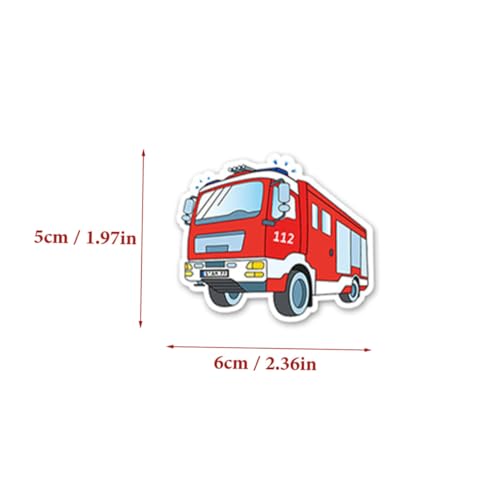 Milisten 50 Stück Feuerwehrauto Aufkleber PVC Scrapbook Sticker für Laptop Wasserflasche DIY Koffer Dekoration Vielseitig Einsetzbar Milisten 50 Stück Feuerwehrauto Aufkleber PVC Scrapbook Sticker für Laptop Wasserflasche DIY Koffer Dekoration Vielseitig Einsetzbar von Milisten