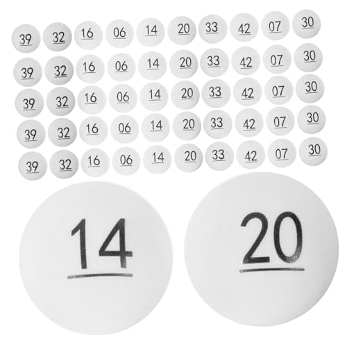 Milisten 50 Stück Hohlkugeln für Partyspiele Lotteriekugeln für Gewinnspiele Tombola und Aktivitäten Nummerierte Bälle für Kreative Veranstaltungen und Festlichkeiten Milisten 50 Stück Hohlkugeln für Partyspiele Lotteriekugeln für Gewinnspiele Tombola und Aktivitäten Nummerierte Bälle für Kreative Veranstaltungen und Festlichkeiten von Milisten