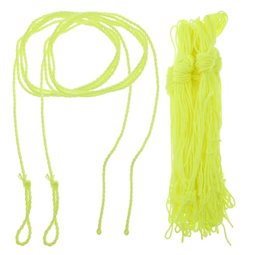 Milisten 50 Stück Jo-Jo-Seil Chinesisches für Yoyo-Zubehör Nylon Gelb von Milisten