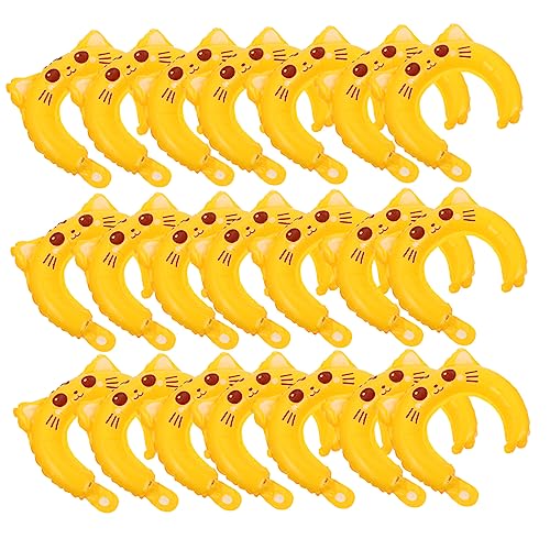 Milisten 50 Stück Kinderballons Ballon-haarreifen Dekoration Tiere Tierstirnband Ballon Ballondekor Für Stirnbandballon Aluminiumfolie Yellow von Milisten