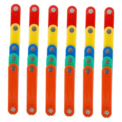 Milisten 50 Stück Magnetische Spleißstreifen Mathe Geometrie Spiele Lernspielzeug Klassenzimmer Magnetstäbe Für Zählstäbchen Für Mathe Magnetische Baustäbe Sinnesspielzeug von Milisten