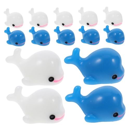 Milisten 50 Stück Mikro-Landschaftsverzierung Delfinfiguren Harzverzierungen Aquarienschmuck Heimdekoration winzige -Delfine -Statuen Delphin-Figur Harzfiguren von Milisten