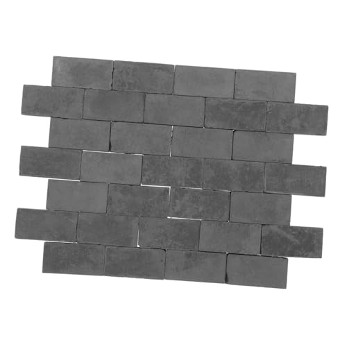 Milisten 50 Stück Modellsteine Bauen Deko Miniaturziegel DIY-sandtisch-ziegelmodelle Mini-bausteine für Mauerziegelmodell Miniatur-Ziegel Mini-Steine Mini-wandziegel Schwarz Ton Milisten 50 Stück Modellsteine Bauen Deko Miniaturziegel DIY-sandtisch-ziegelmodelle Mini-bausteine für Mauerziegelmodell Miniatur-Ziegel Mini-Steine Mini-wandziegel Schwarz Ton von Milisten