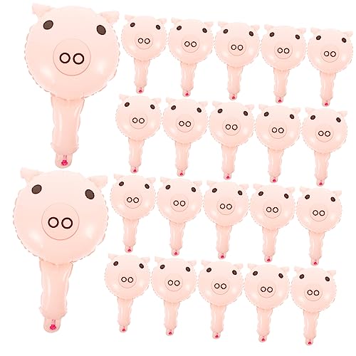 Milisten 50 Stück Pig Aluminiumfolie Luftballons Niedliche Schweineform Party Deko Langlebige Cartoon Ballons für Geburtstagsfeiern Fotorequisiten und Raumdekoration von Milisten