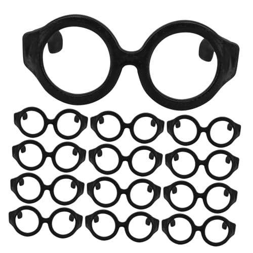 Milisten 50 Stück Puppenbrillen Kind Mini Blau Kreis gefälscht Puppe verkleiden Zubehör Puppenzubehör Brille zum Anziehen der Puppe umrandete Puppenbrille Plastik Black Milisten 50 Stück Puppenbrillen Kind Mini Blau Kreis gefälscht Puppe verkleiden Zubehör Puppenzubehör Brille zum Anziehen der Puppe umrandete Puppenbrille Plastik Black von Milisten