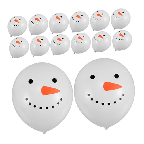 Milisten 50 Stück Schneemann-Ballon Schneeballon Farben Dekorationen Lieferungen Weiß luftballons weihnachtsballons Schneemann Ballons Halloween -Ballons rosa geburtstagsdekoration Emulsion Milisten 50 Stück Schneemann-Ballon Schneeballon Farben Dekorationen Lieferungen Weiß luftballons weihnachtsballons Schneemann Ballons Halloween -Ballons rosa geburtstagsdekoration Emulsion von Milisten