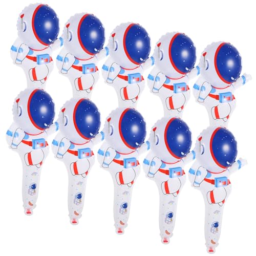 Milisten 50 Stück Teiliges Astronauten folienballon Leichte Aluminiumfolie Handliche Party deko Aufblasbar Cartoonartige Weltraum motive für Kindergeburtstag und Themenpartys von Milisten