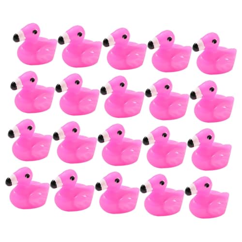 Milisten 50 Stück Teiliges Mini Resin Flamingo Figuren Detailreiche Kleine Flamingos für DIY Puppenhaus Garten Sukkulenten Bunte Micro Landschaft Dekoration Vielseitig für Party und von Milisten
