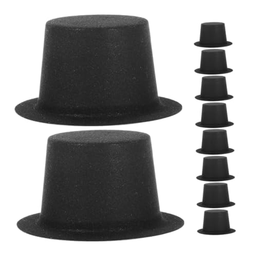 Milisten 50 Stück Teiliges Mini Zylinderhüte aus Schwarzem PVC mit Samtüberzug Robuste DIY Clown Hüte für Bastelprojekte Partydekorationen Haar und Haustieraccessoires Kleine Puppenmützen Milisten 50 Stück Teiliges Mini Zylinderhüte aus Schwarzem PVC mit Samtüberzug Robuste DIY Clown Hüte für Bastelprojekte Partydekorationen Haar und Haustieraccessoires Kleine Puppenmützen von Milisten
