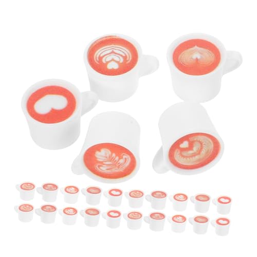 Milisten 50 Stück Teiliges Miniatur Küchenzubehör mit Realistischen Resin Kaffeetassen Kleine Mini Kaffeebecher aus Robustem Material für Puppenhaus Dekoration DIY Bastelprojekte und Milisten 50 Stück Teiliges Miniatur Küchenzubehör mit Realistischen Resin Kaffeetassen Kleine Mini Kaffeebecher aus Robustem Material für Puppenhaus Dekoration DIY Bastelprojekte und von Milisten