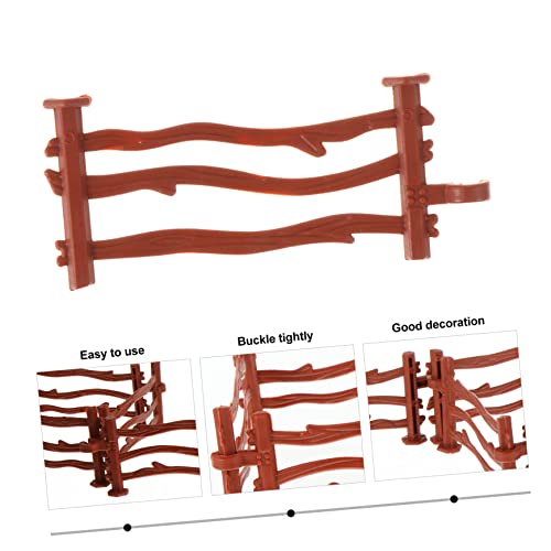 Milisten 50 Stück Teiliges Zaun aus Sicherem Kunststoff DIY Farmzaun Zubehör Detailgetreue Modelle für Waschbar und Hautfreundlich Geeignet für Bastelspaß und Bauernhof Szenarien Milisten 50 Stück Teiliges Zaun aus Sicherem Kunststoff DIY Farmzaun Zubehör Detailgetreue Modelle für Waschbar und Hautfreundlich Geeignet für Bastelspaß und Bauernhof Szenarien von Milisten