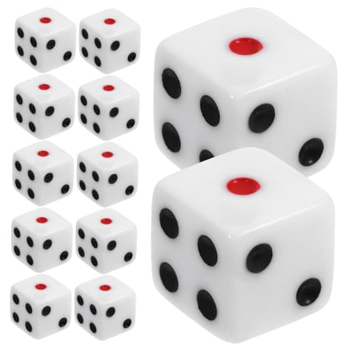 Milisten 50 Stück Würfel -brettspielzubehör Sechsseitige Würfel Unterhaltung Stirbt Würfel Würfel Abgerundete Ecken Spielwürfel Requisiten Tragbar Groß Weiß Acryl Milisten 50 Stück Würfel -brettspielzubehör Sechsseitige Würfel Unterhaltung Stirbt Würfel Würfel Abgerundete Ecken Spielwürfel Requisiten Tragbar Groß Weiß Acryl von Milisten