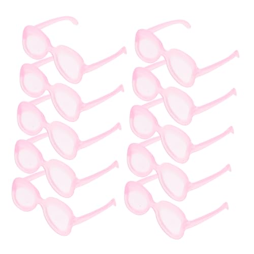 Milisten 50 Stück stilvolle Brillenrequisiten Mini für unser Zubehör pj kunststoffgläser Puppen pink Sunglasses kleine Puppensonnenbrille lustige Brillenspielzeuge Plastik Rosa Milisten 50 Stück stilvolle Brillenrequisiten Mini für unser Zubehör pj kunststoffgläser Puppen pink Sunglasses kleine Puppensonnenbrille lustige Brillenspielzeuge Plastik Rosa von Milisten